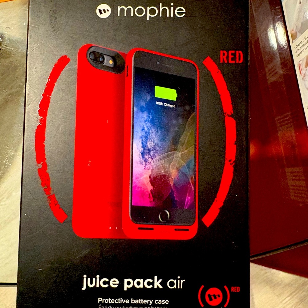 Mophie juice pack fire I phone 7 plus